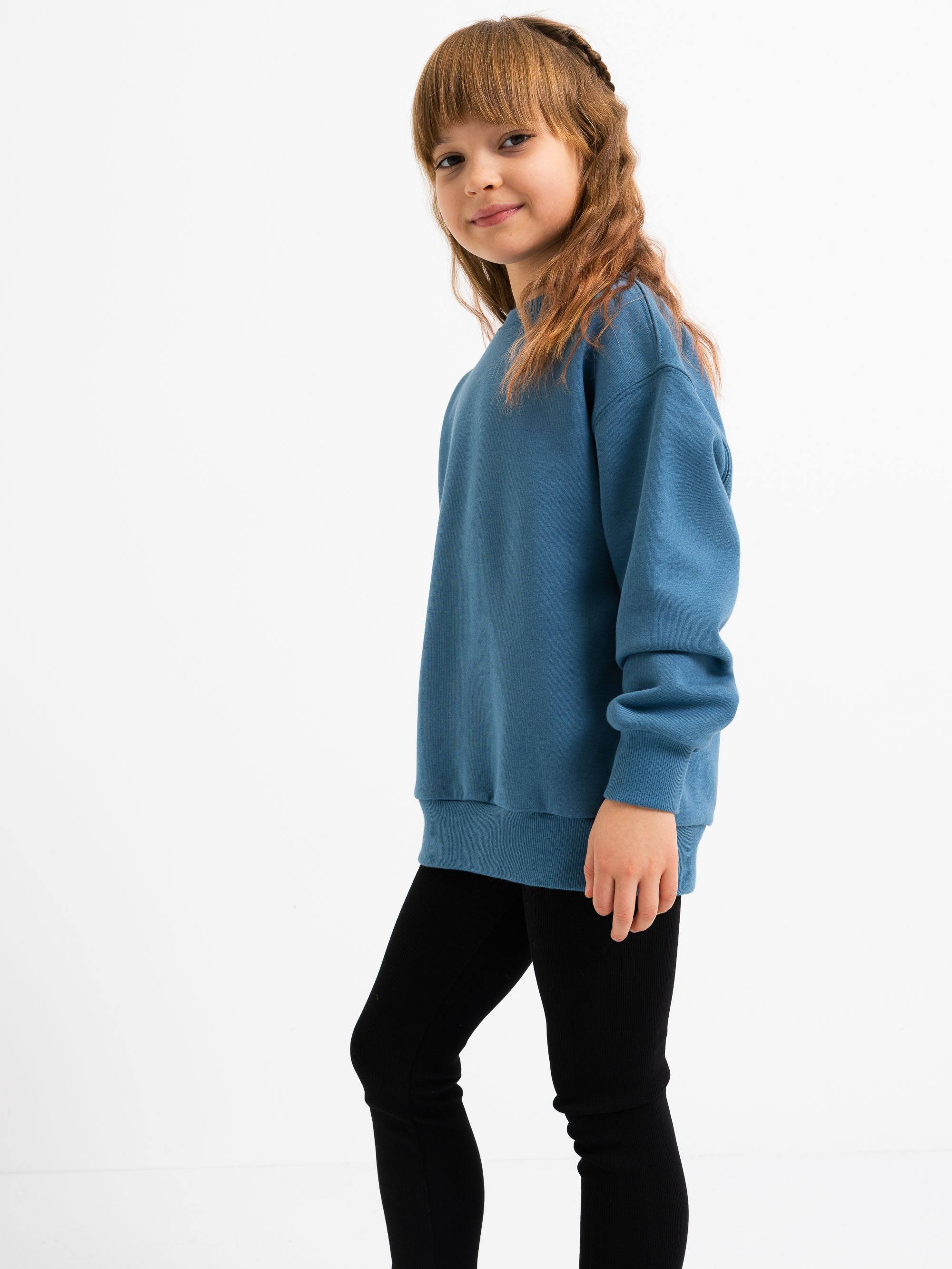 Czarne legginsy prążkowane Junior