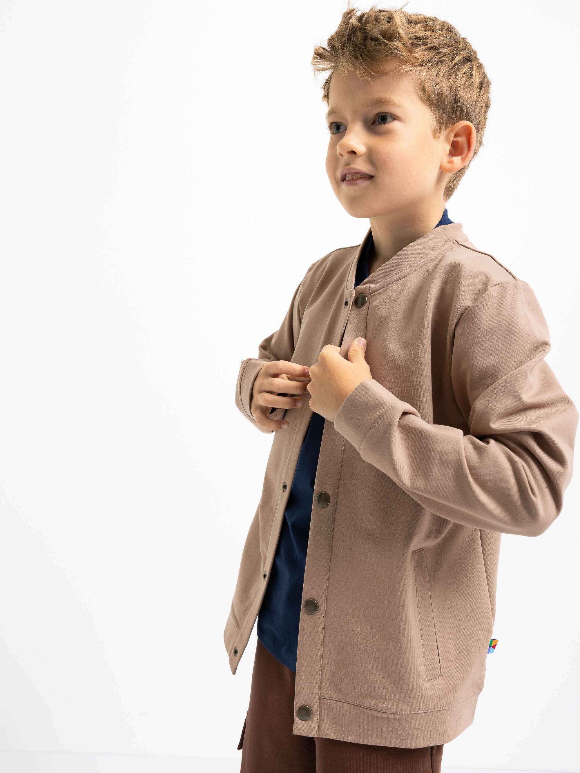 Mocha mousse bluza z kieszeniami Junior