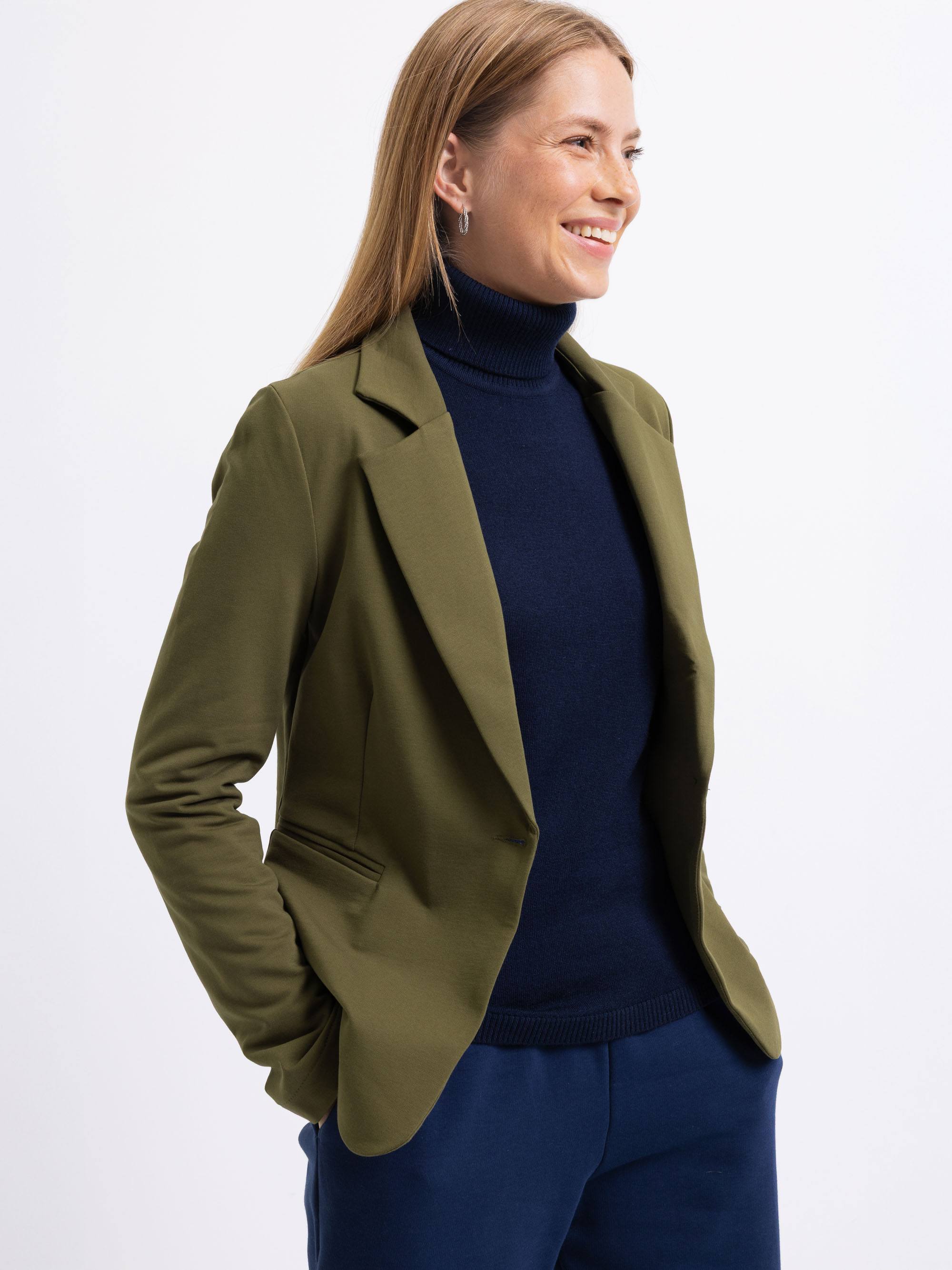 Khaki marynarka dresowa damska