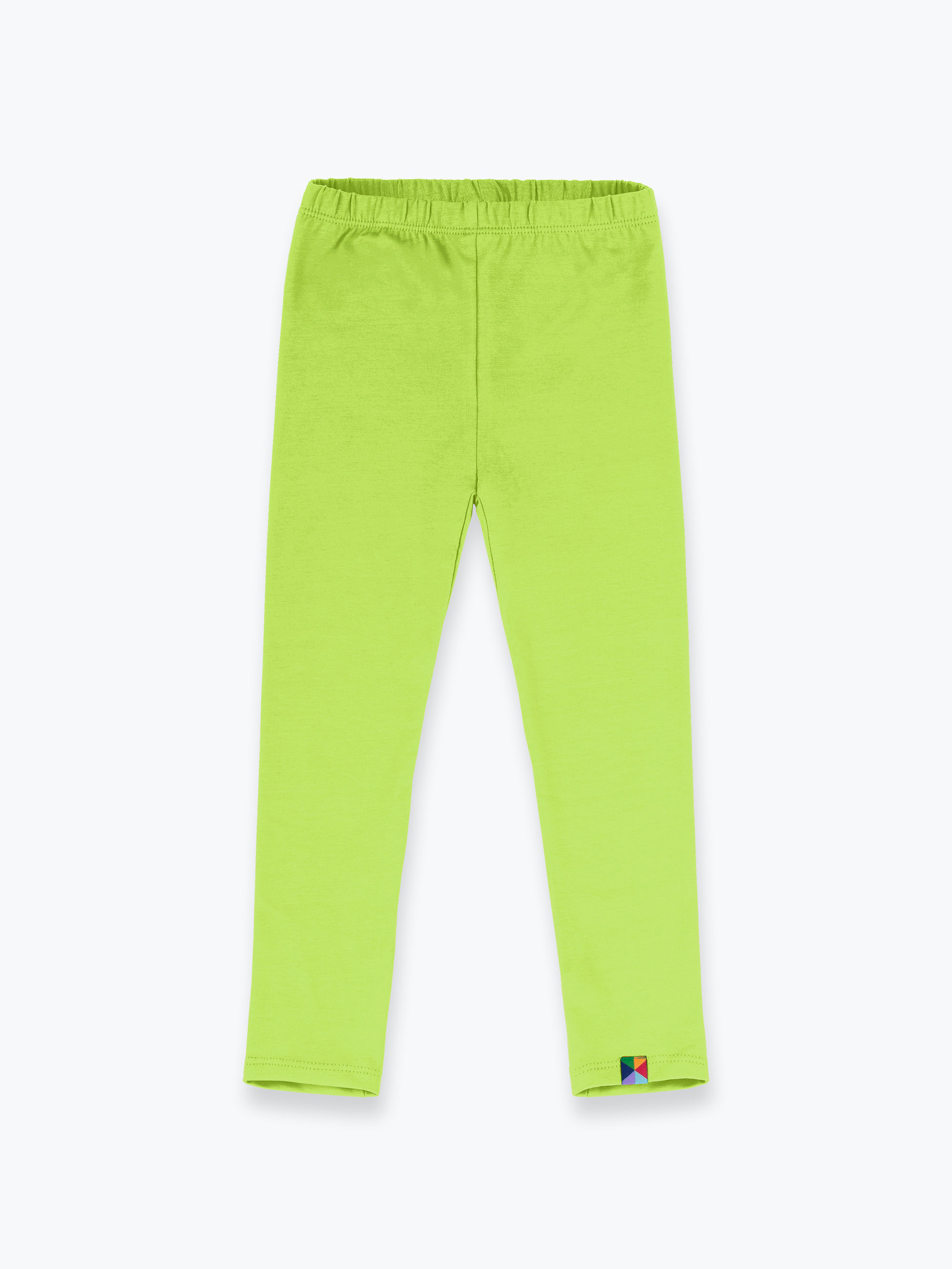 Limonkowe legginsy grubsze
