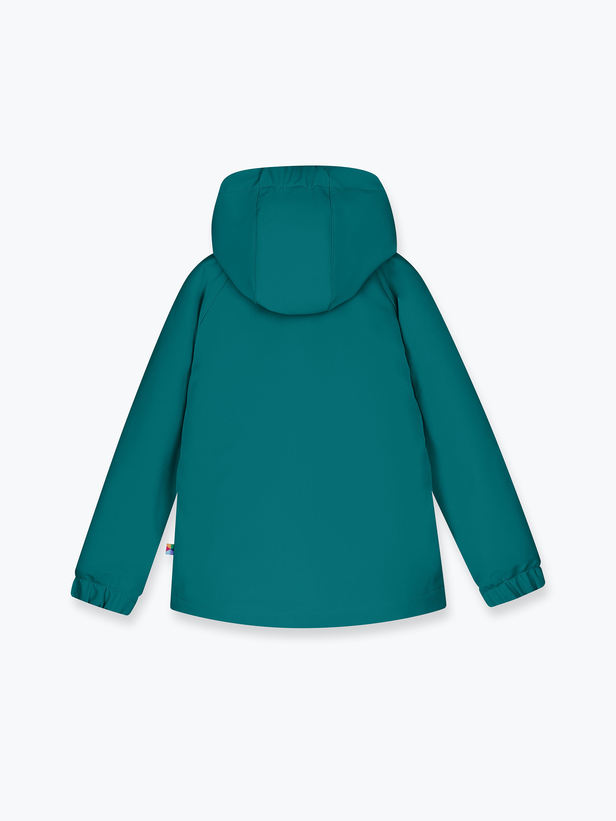 Turkusowa kurtka softshell Junior