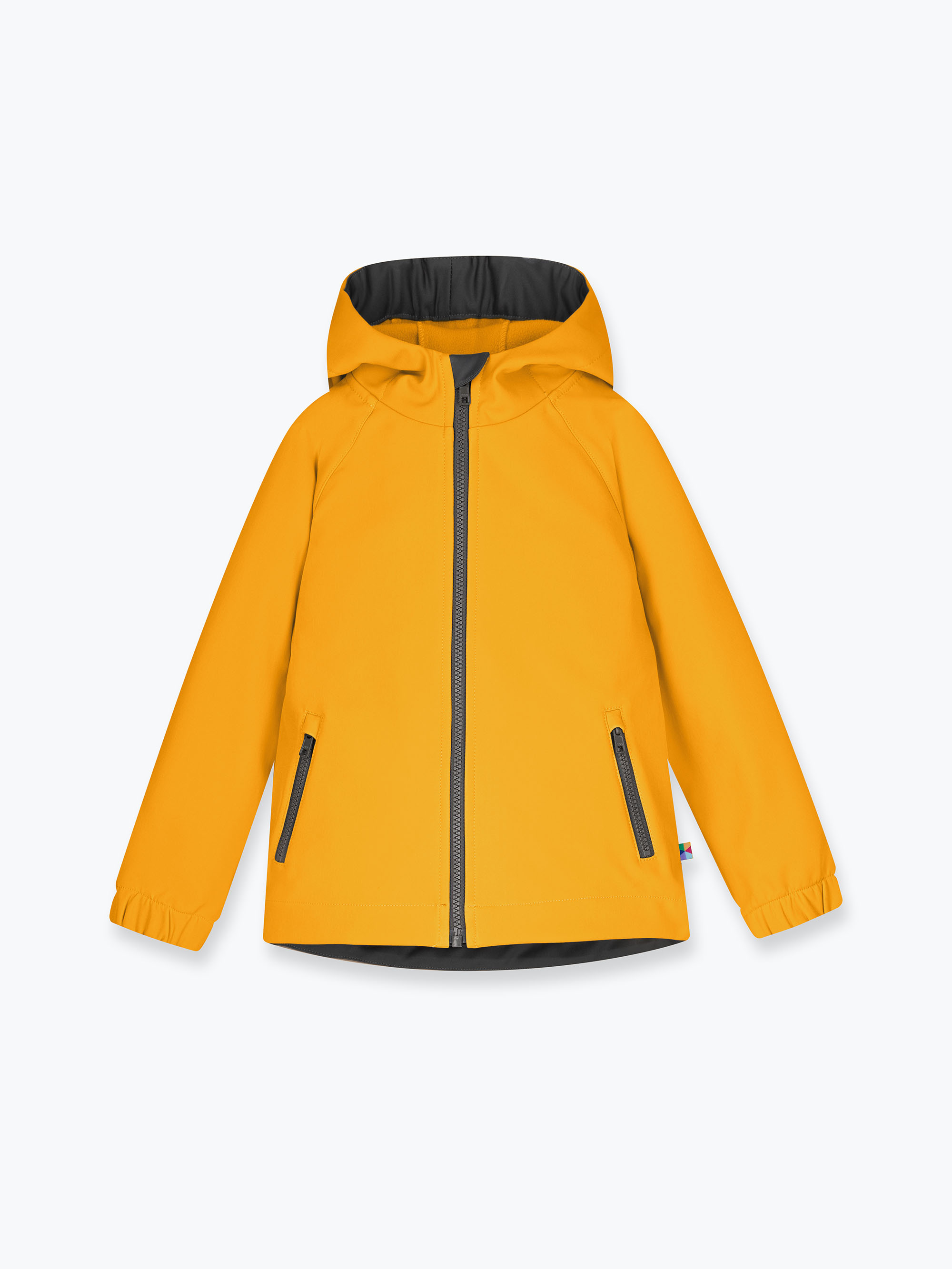 Musztardowa kurtka softshell