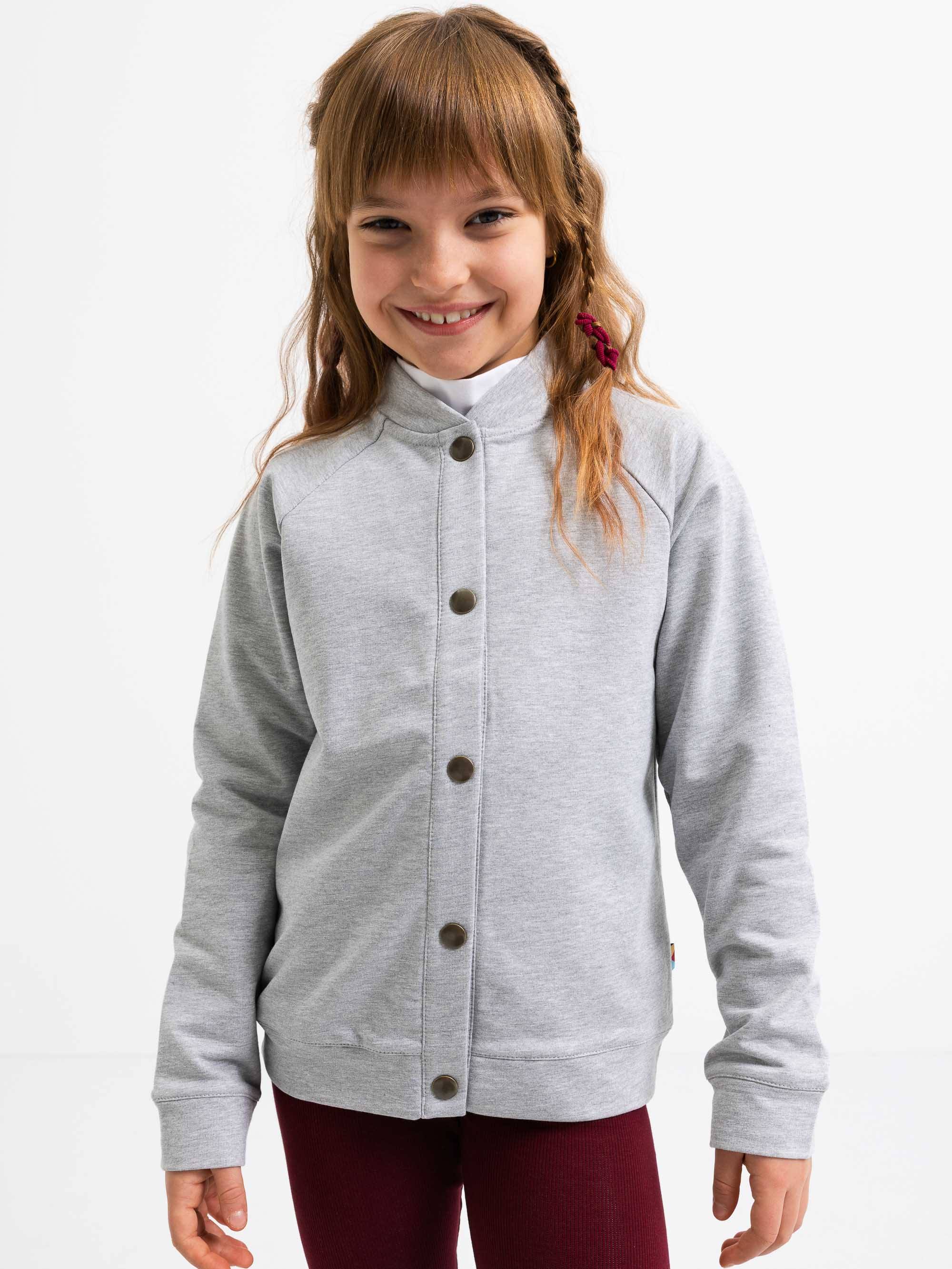 Szara bluza z kieszeniami Junior