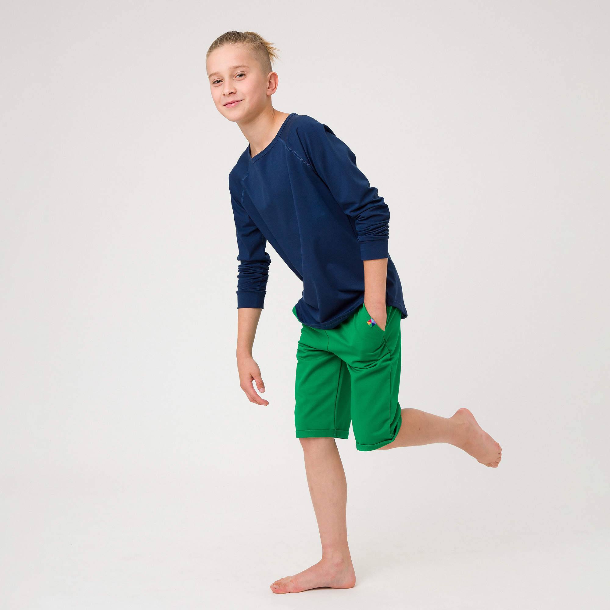 Zielone spodenki Junior