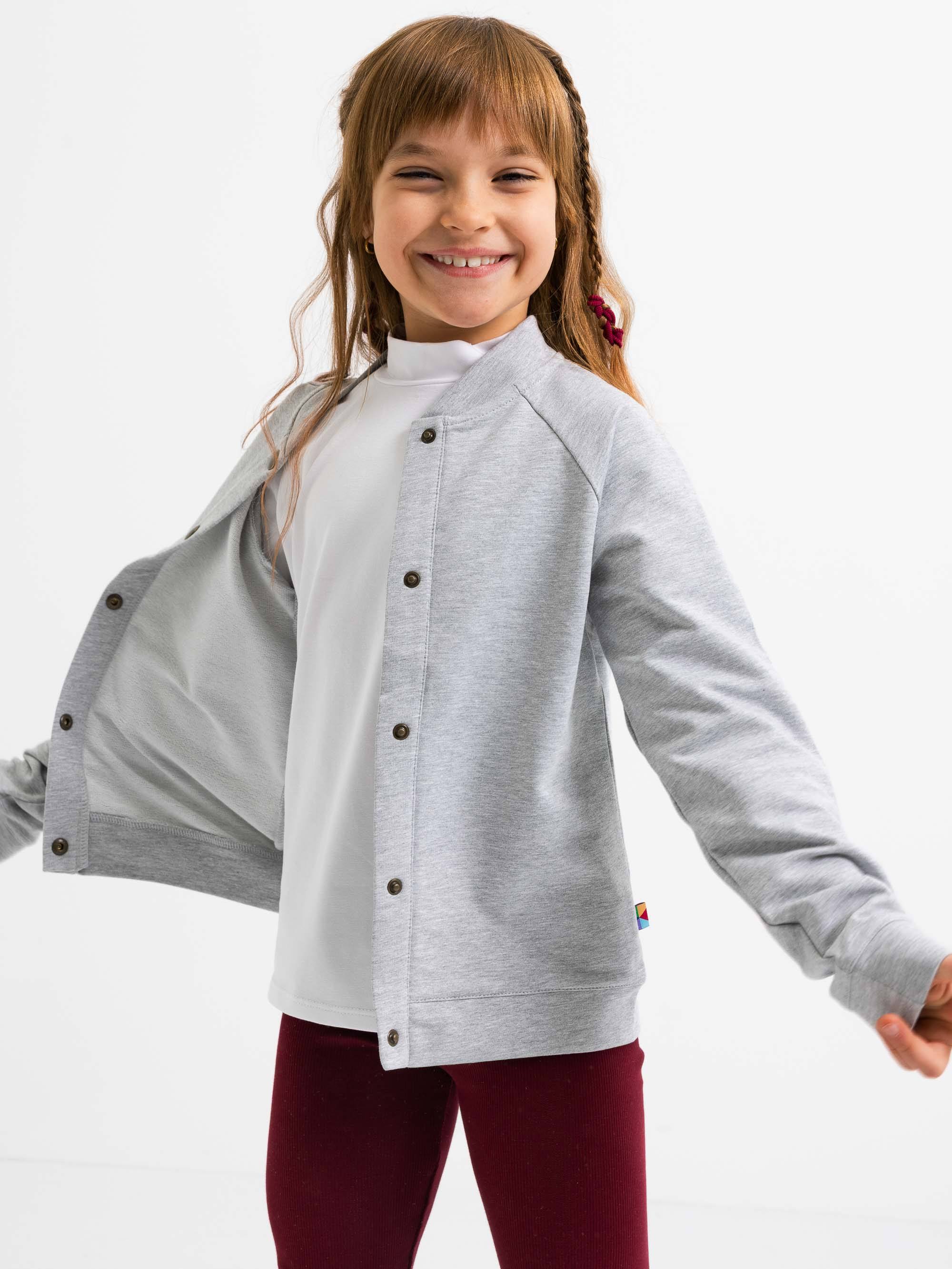 Szara bluza z kieszeniami Junior