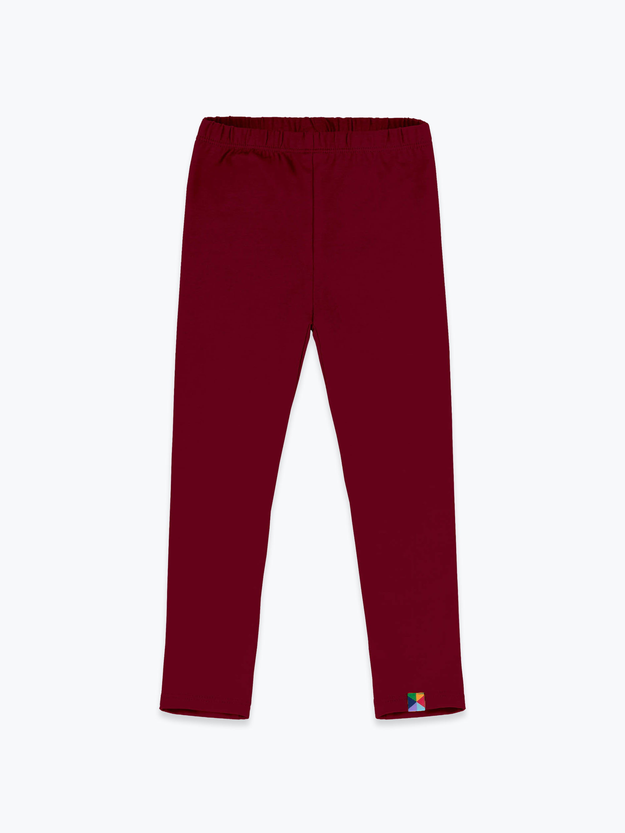 Bordowe legginsy Junior