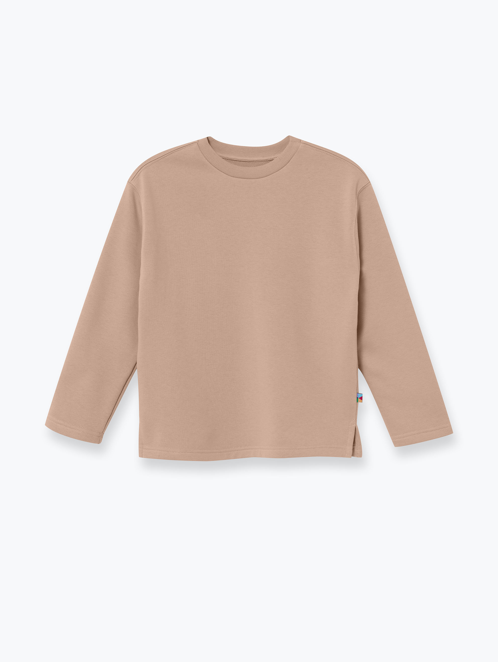 Mocha mousse bluza dresowa o prostym kroju Junior