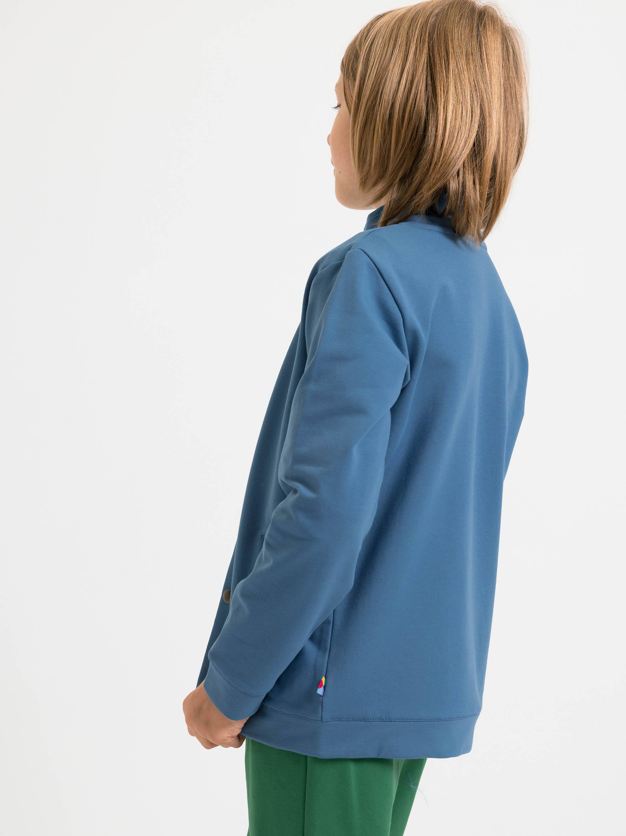 Ciemnoniebieska bluza z kieszeniami Junior