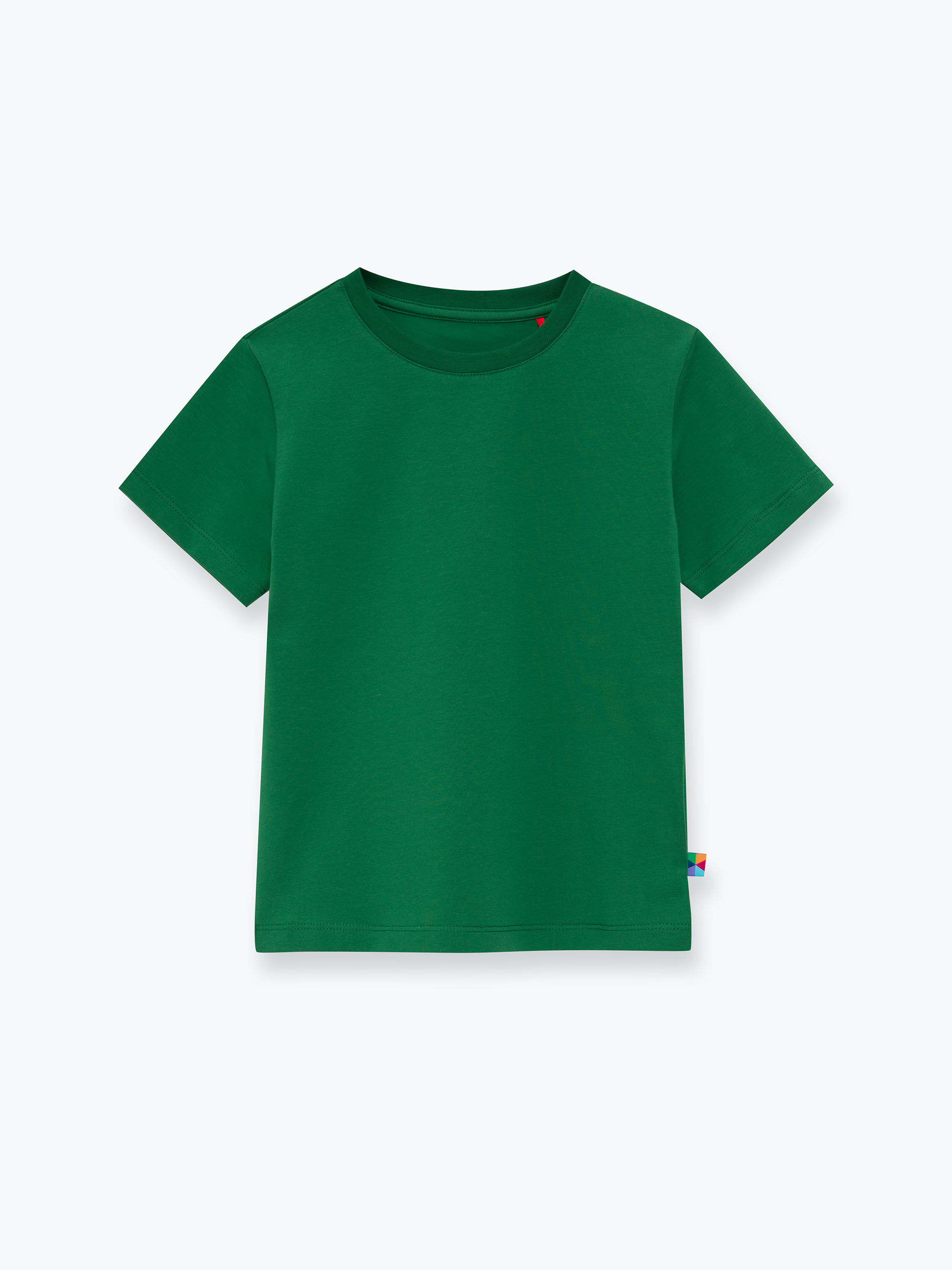 Ciemnozielony T-shirt ze ściągaczem