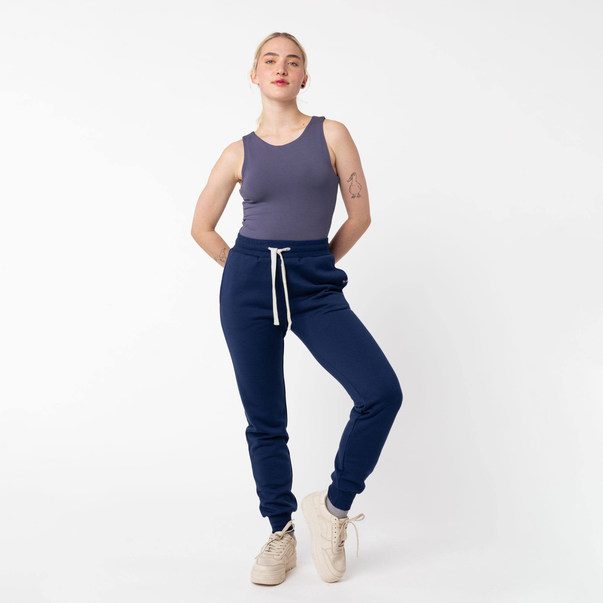 Indygo body bez rękawów damskie