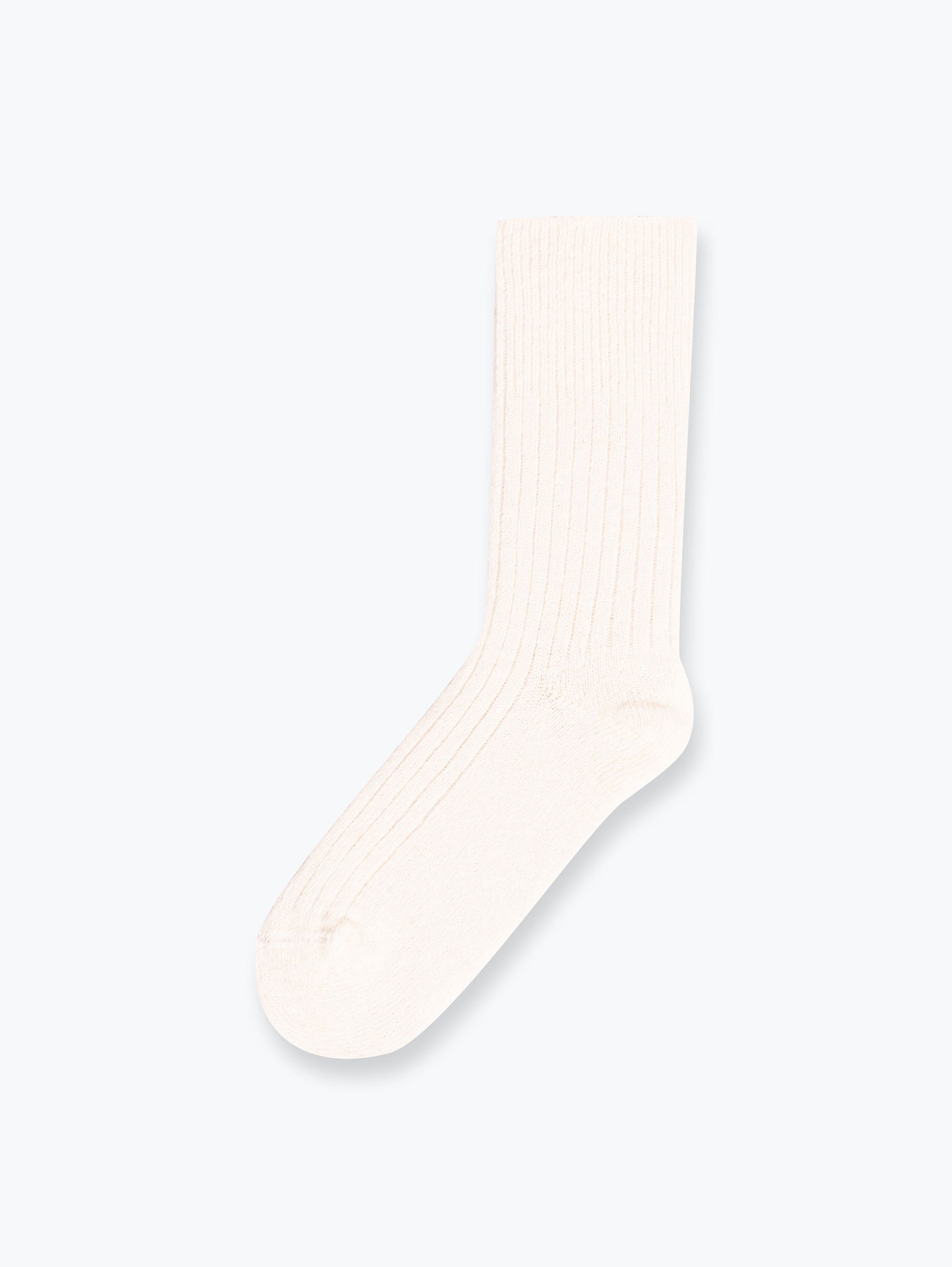 Ecru zestaw skarpet z wełny merino 3-pack